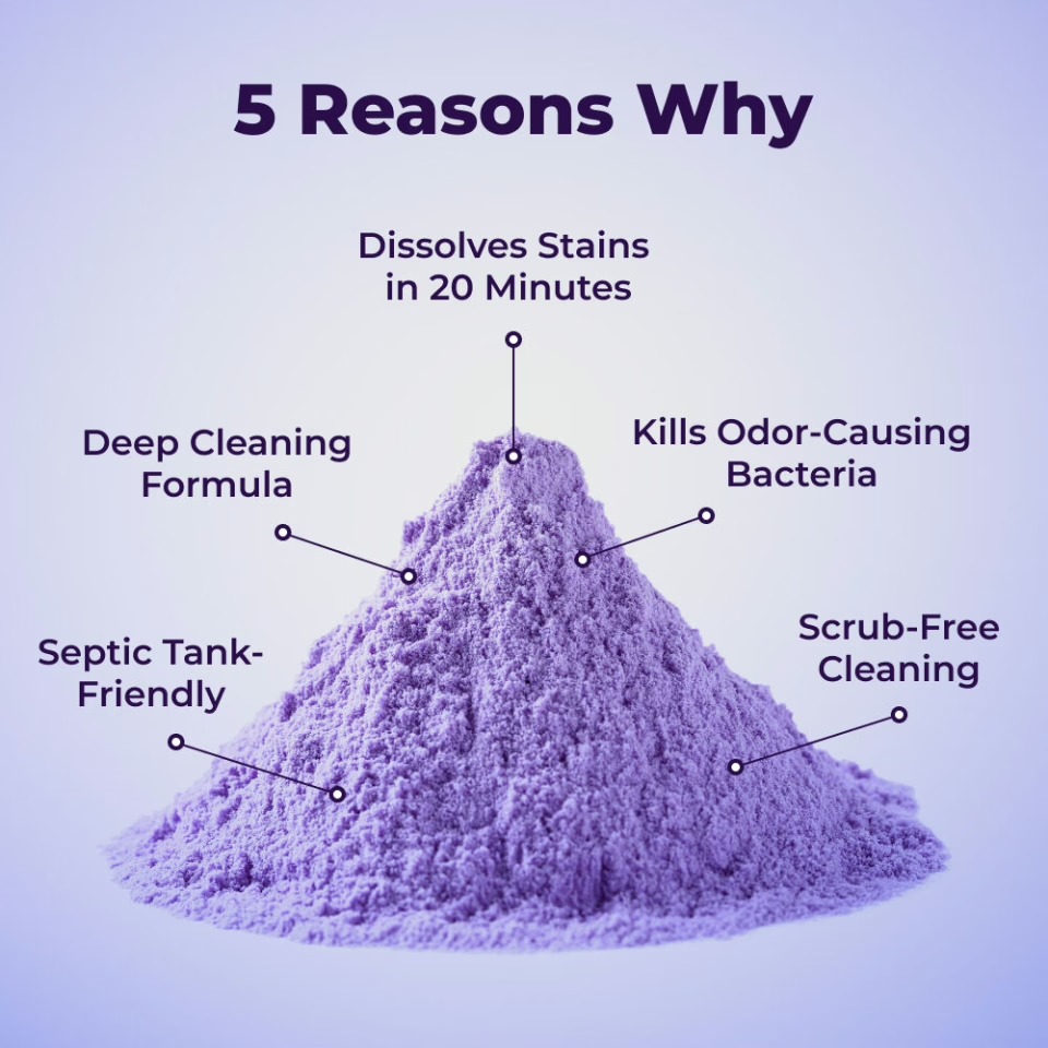 FizzClean foaming cleaner product image FizzClean foaming cleaning action